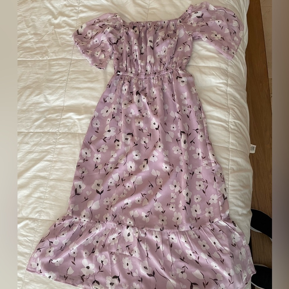 Ann Taylor Factory Petite XS Dress in Lavender